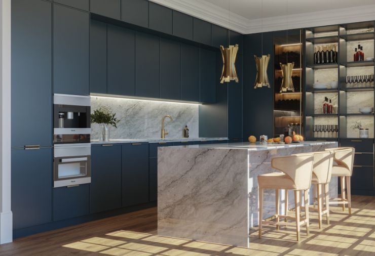 Knightsbridge Manor: The Modern Contemporary Royalty House in London Knightsbridge Manor The Modern Contemporary Royalty House in London 4 740x506