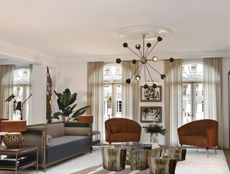 The Crown Jewel Living Room: Warm Modern Design Inspiration Novo Projeto 12 1 740x560