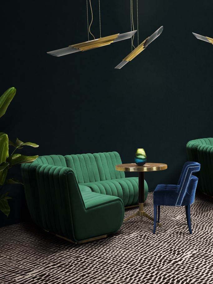 962 962 Green Modern Dining Room Ideas Modern Dining Room Designs by Home’Society 962
