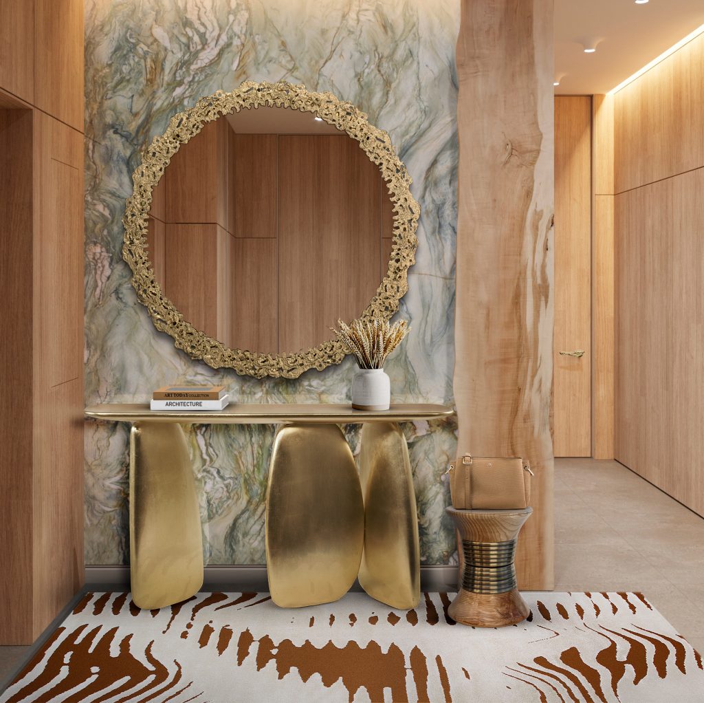 Interior Design: The Luxury Of White And Gold Details