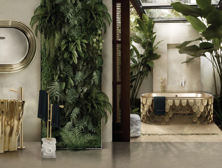 5 Unique Luxury Bathroom Brands Around The World  5 Unique Luxury Bathroom Brands Around The World 5 ideas to add a touch of gold to your bathroom 2 740x560