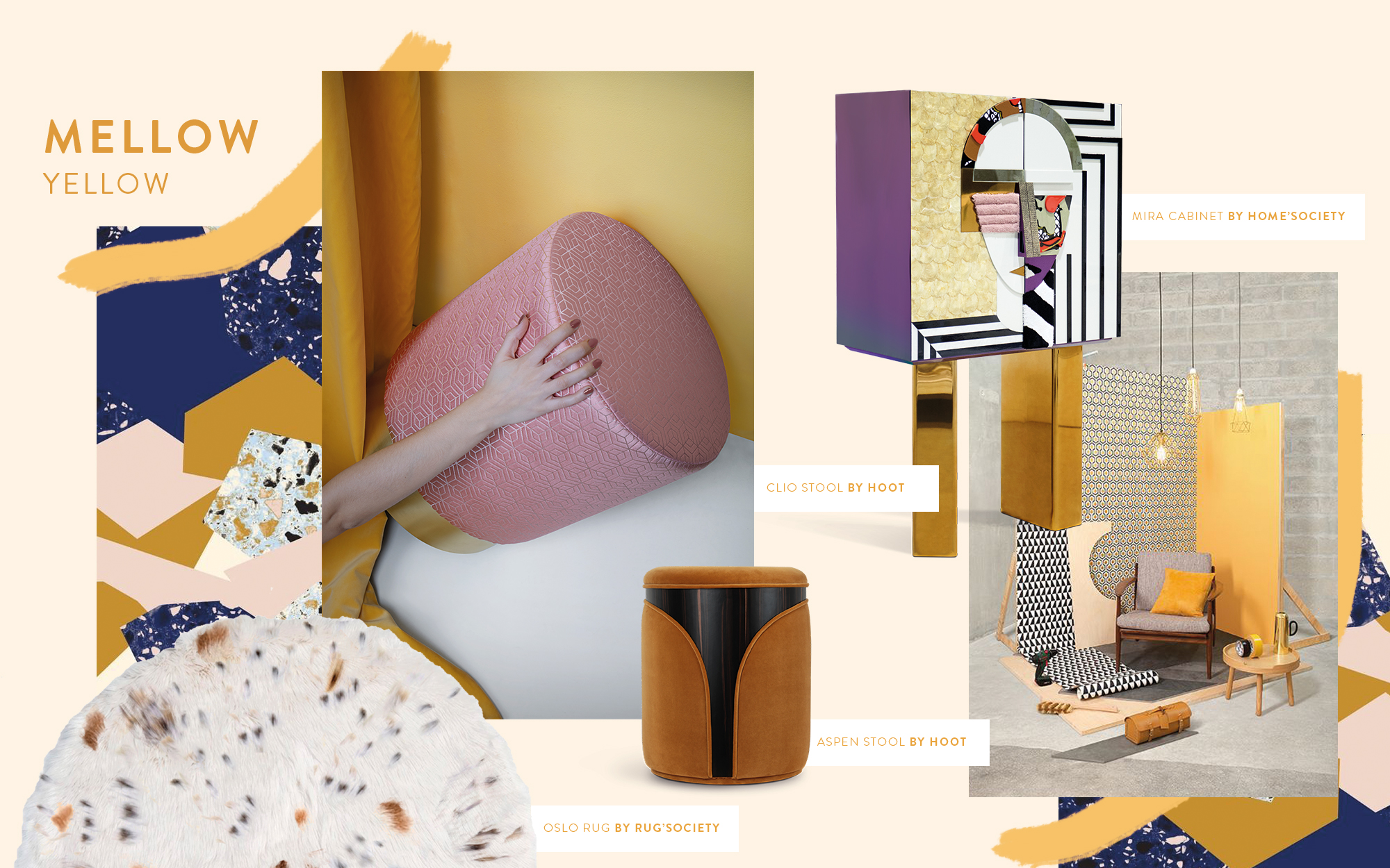 Mellow Yellow mood board - Best Moodboard Trends For Interior Design  Best Mood board Trends For Interior Design Best Moodboard Trends For Interior Design