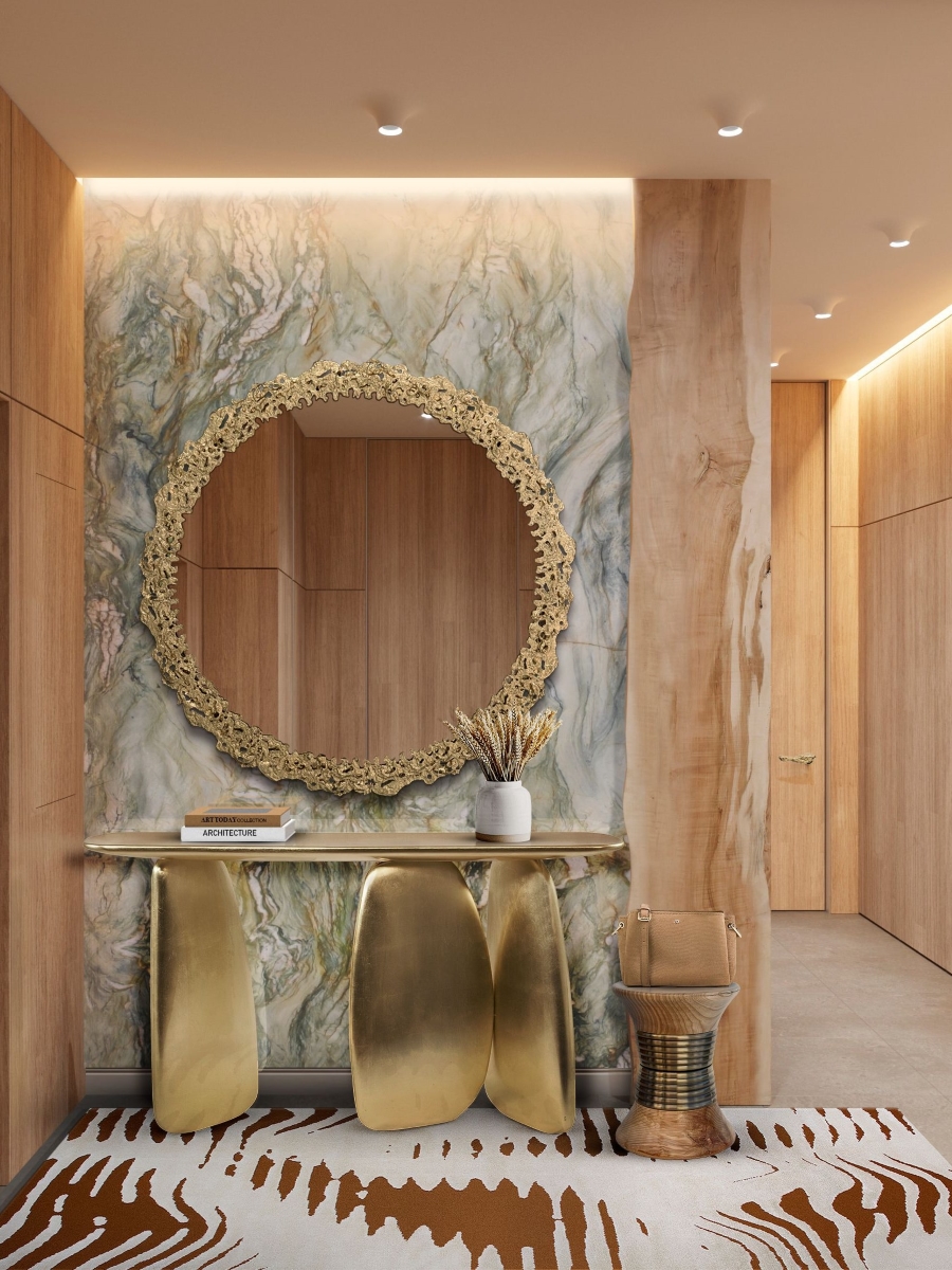 6 Ways to Brighten your Hallways with Mirrors - Cay Round Mirror  6 Ways to Brighten your Hallways with Mirrors in 2023 6 Ways to Brighten your Hallways with Mirrors Cay Round Mirror