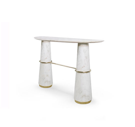 contemporary furniture design: our summer sale is here Contemporary Furniture Design: Our Summer Sale is Here agra white marble console 3