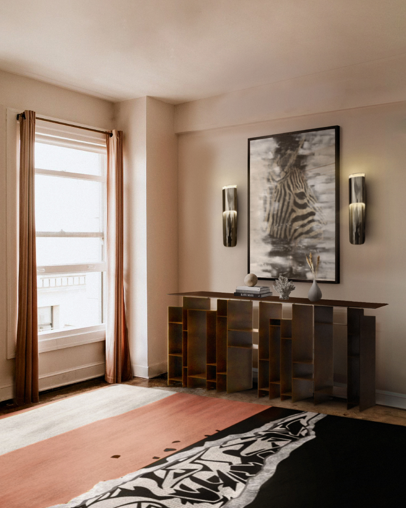 stock masterpieces Stock Masterpieces to Inspire Contemporary Opulence RS graffiti rug console 2 1