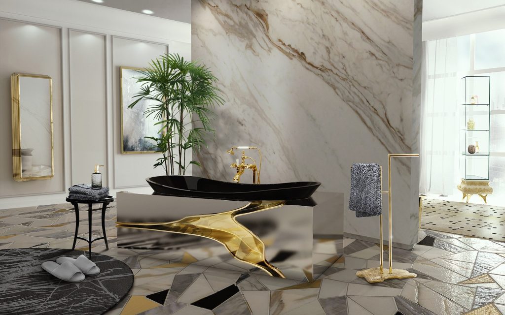 stock masterpieces Stock Masterpieces to Inspire Contemporary Opulence comfortable and stylish bathroom with lapiaz bathtub and eden towel rack  1024x640