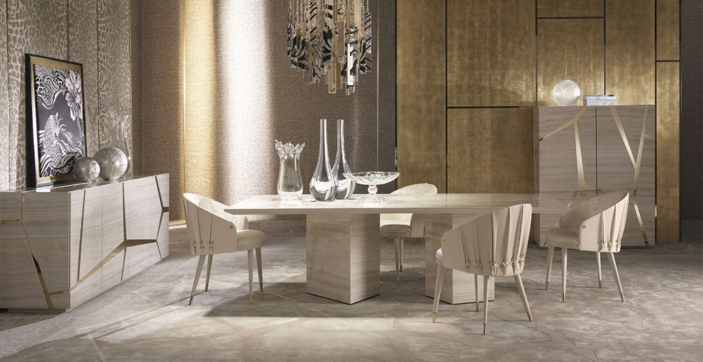 50 Opulent Luxury Dining Tables: A Selection for You dining table 50 Opulent Luxury Dining Tables: A Selection for You 50 luxury dining tables 9 1024x528 1