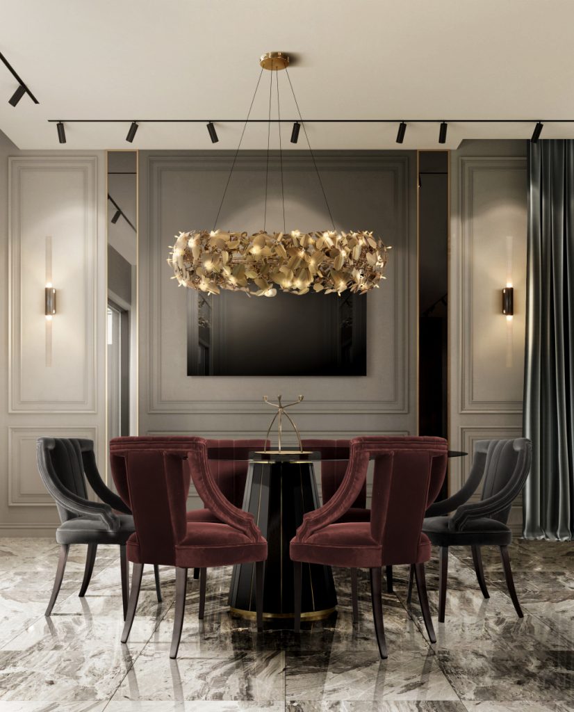 50 Opulent Luxury Dining Tables: A Selection for You dining table 50 Opulent Luxury Dining Tables: A Selection for You CH Amb Darian Cayo Waterfall Mcqueen 826x1024