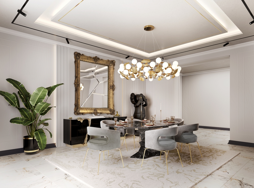 50 Opulent Luxury Dining Tables: A Selection for You dining table 50 Opulent Luxury Dining Tables: A Selection for You bonsai ddinis lapiazsideboardBoca do Lobo 1024x759 1