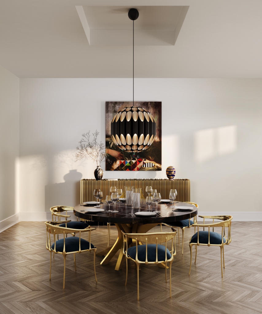 50 Opulent Luxury Dining Tables: A Selection for You dining table 50 Opulent Luxury Dining Tables: A Selection for You dining n11 symphony patch 854x1024 1