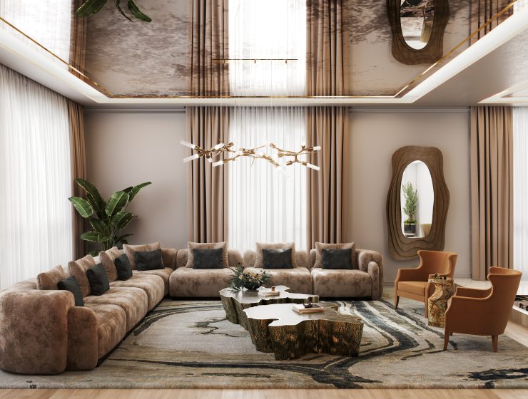 luxury interior design trends 2026 Luxury Interior Design Trends 2026: Top 20 From Milan Design Week BB 1123 3D Bohol Sofa Sequoia Centre Dukono II Armchair Agatha Rug Shard Suspension Bryce Side CAM001 1 1 740x560