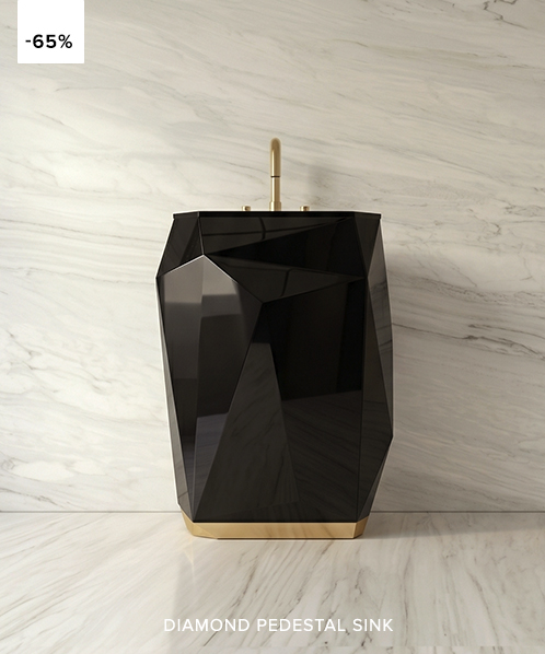 Diamond Pedestal Sink