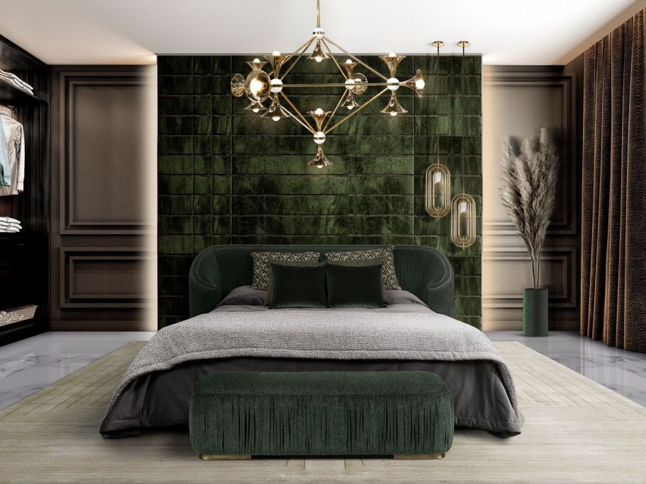 Elegant Bedroom Design In Velvet - Home'Society