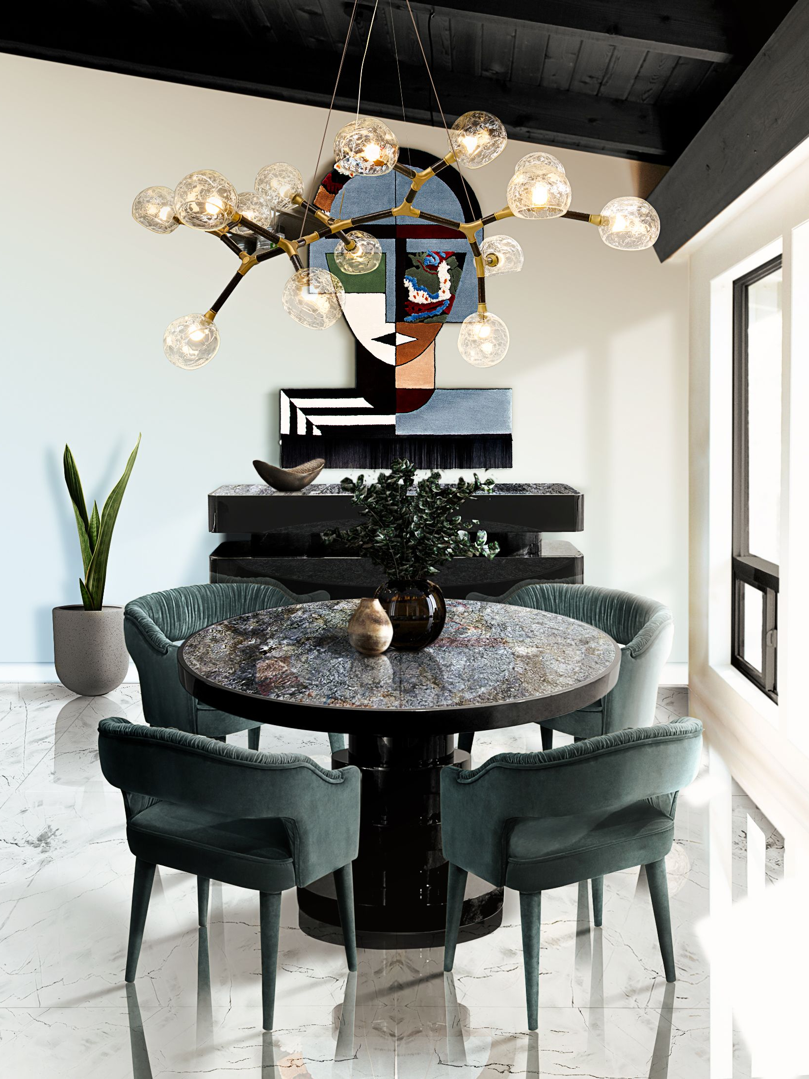 Elegant Dining Room Design That May Provide A More Dynamic Space - Home'Society