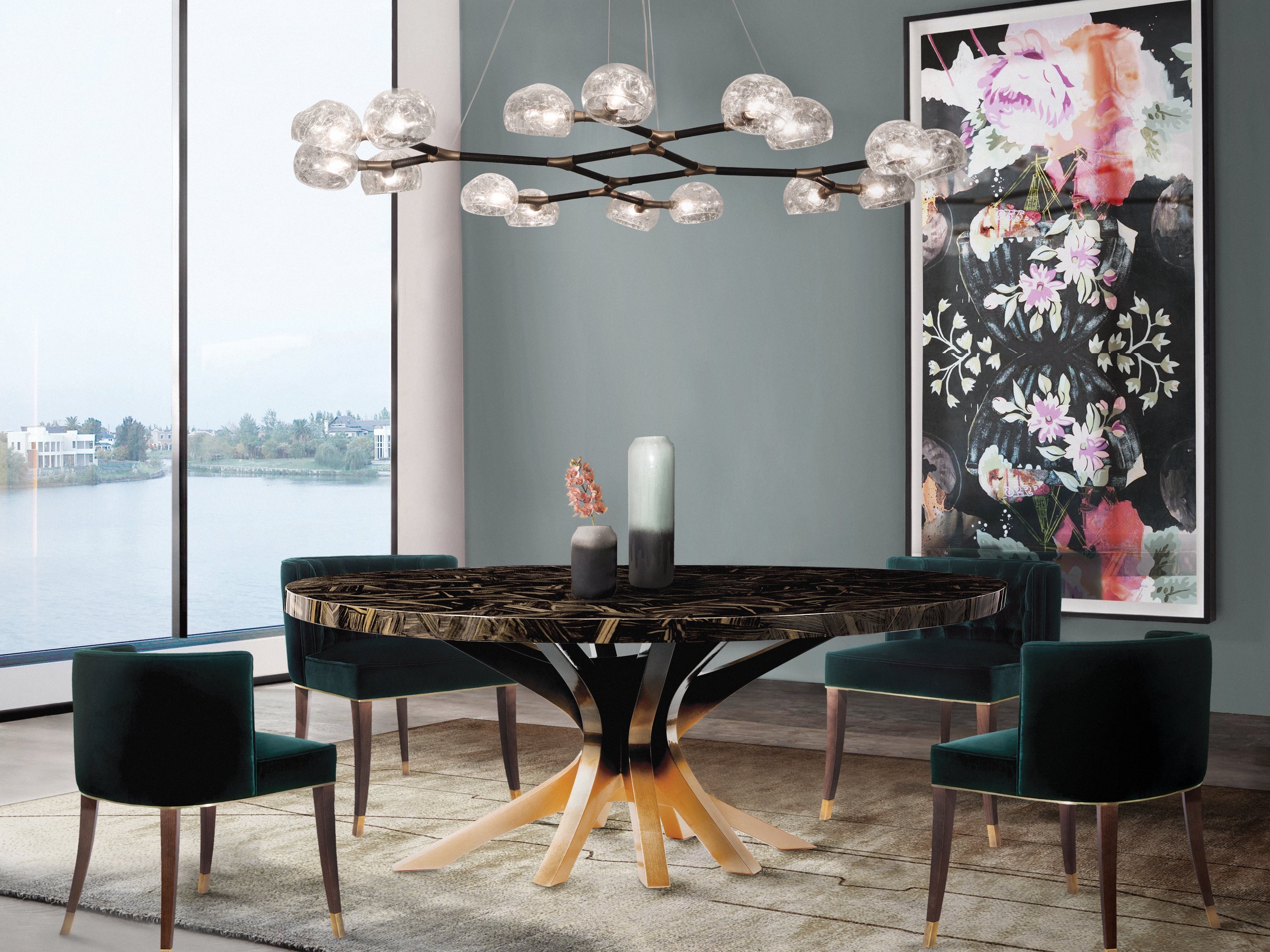 Fun Dining Room Decor With Nature Elements - Home'Society