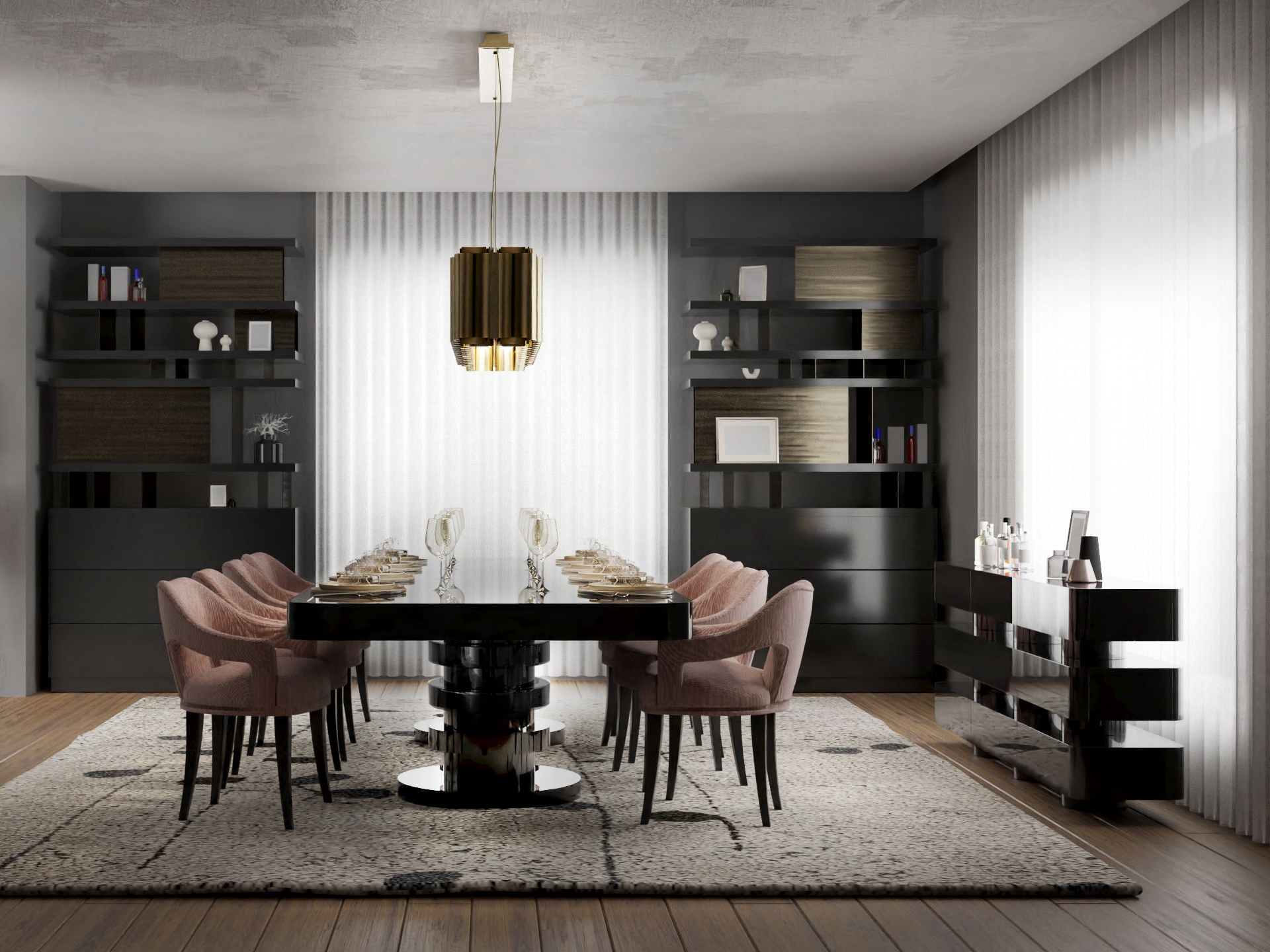 Sophisticated Modern Dining Room Decor - Home'Society