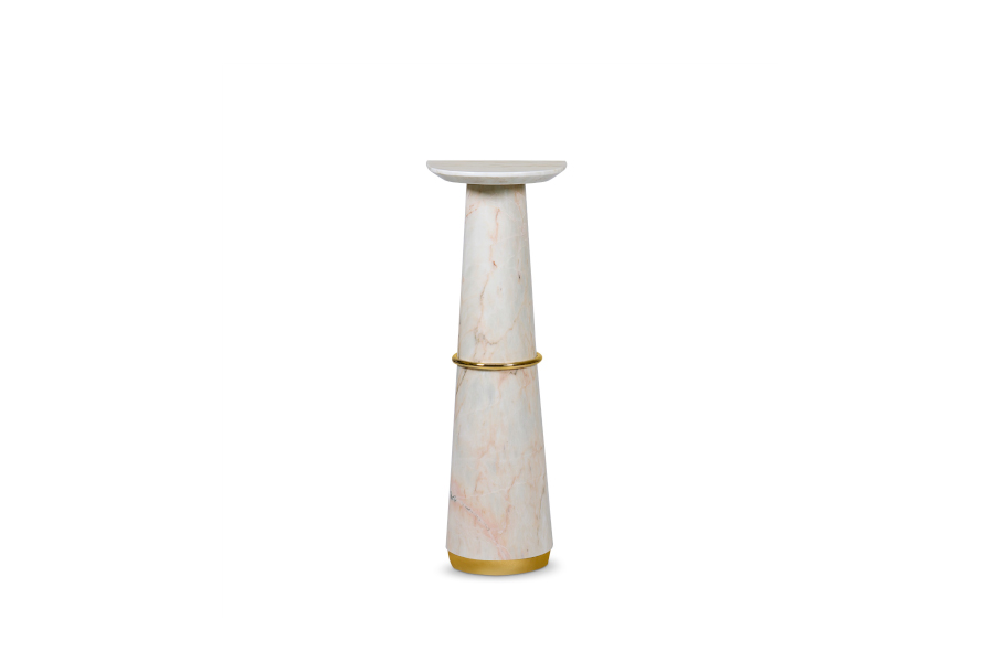Agra Accent Table In Estremoz Marble For A Modern Home Decor