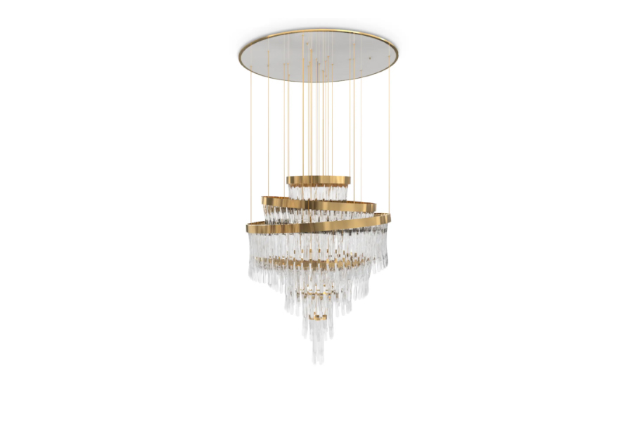 Babel Chandelier Made In Brass With A Luxury Design