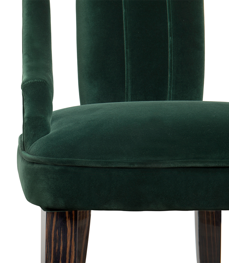 Cayo Counter Stool – High Back Counter Stool in Pine Grove Green Velvet - Home'Society