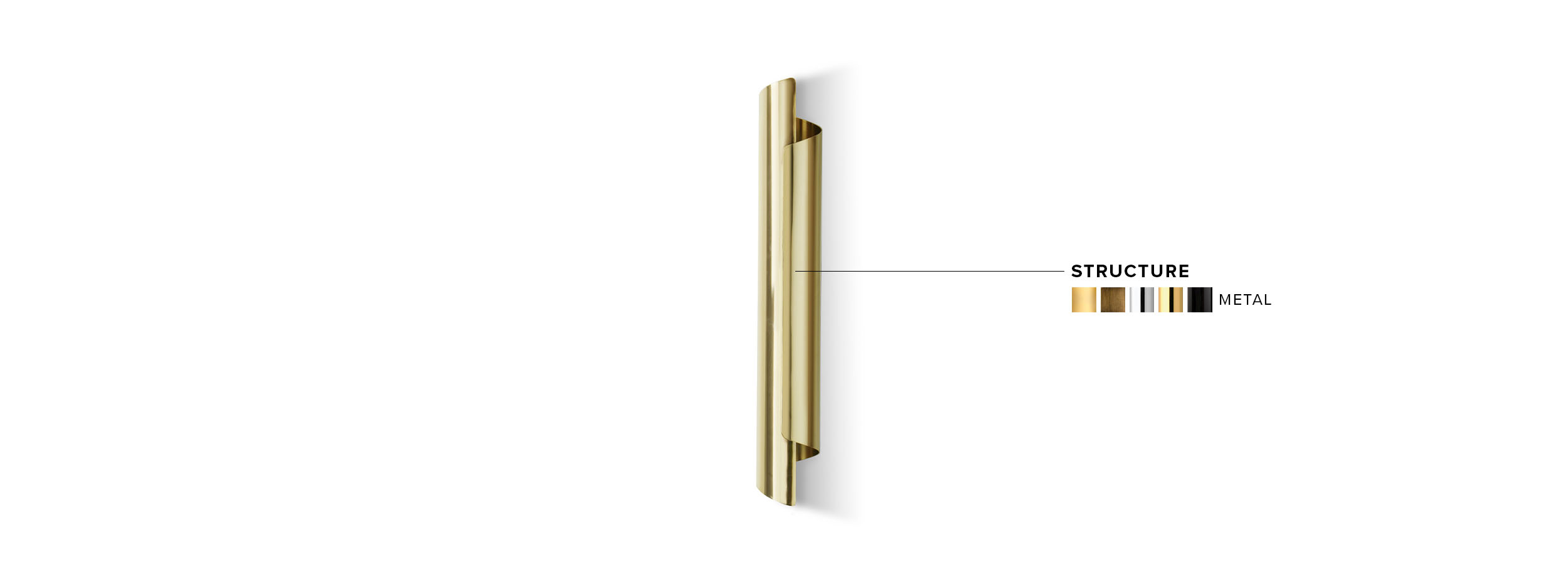 Cyrus Wall Light - Gold Plated Brass with Soft Glow Modern Contemporary - Home'Society