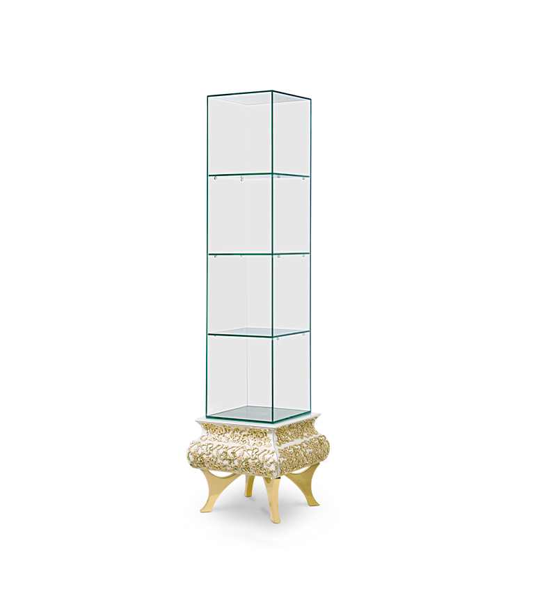 Crochet Display: Perfume Case Made In Wood Lacquer With A Modern Design - Home'Society