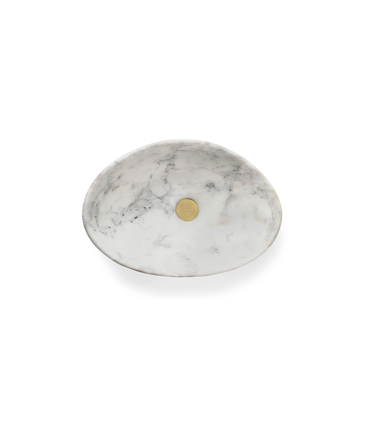 Silk Bathroom Sink: Handcrafted In Marble With A Modern Design - Home'Society