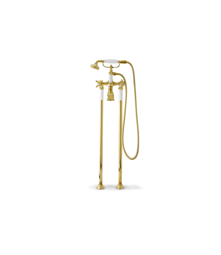 Victorian With Hand Shower Tap: In Brass A Classic Design - Home'Society