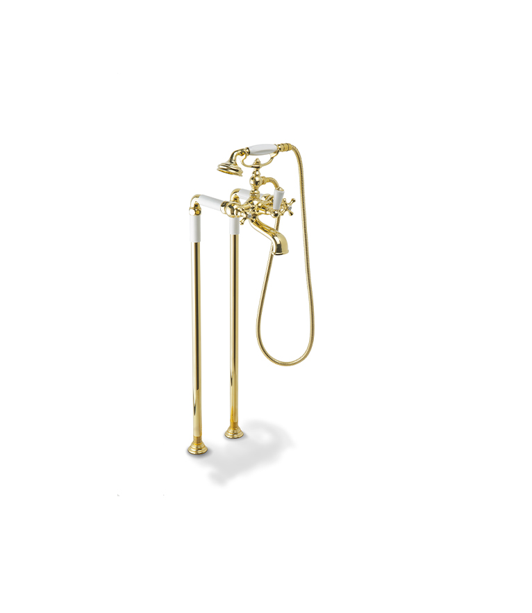 Victorian With Hand Shower Tap: In Brass A Classic Design - Home'Society