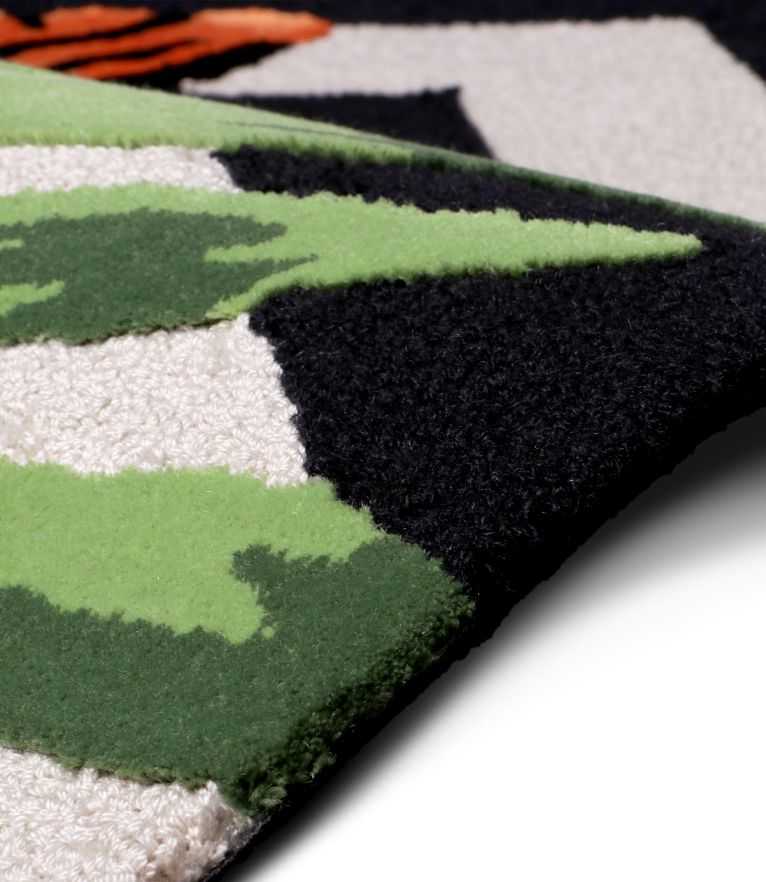 Feline Area Rug: inspired by Wild life with Natural Wool and Silk - Home'Society