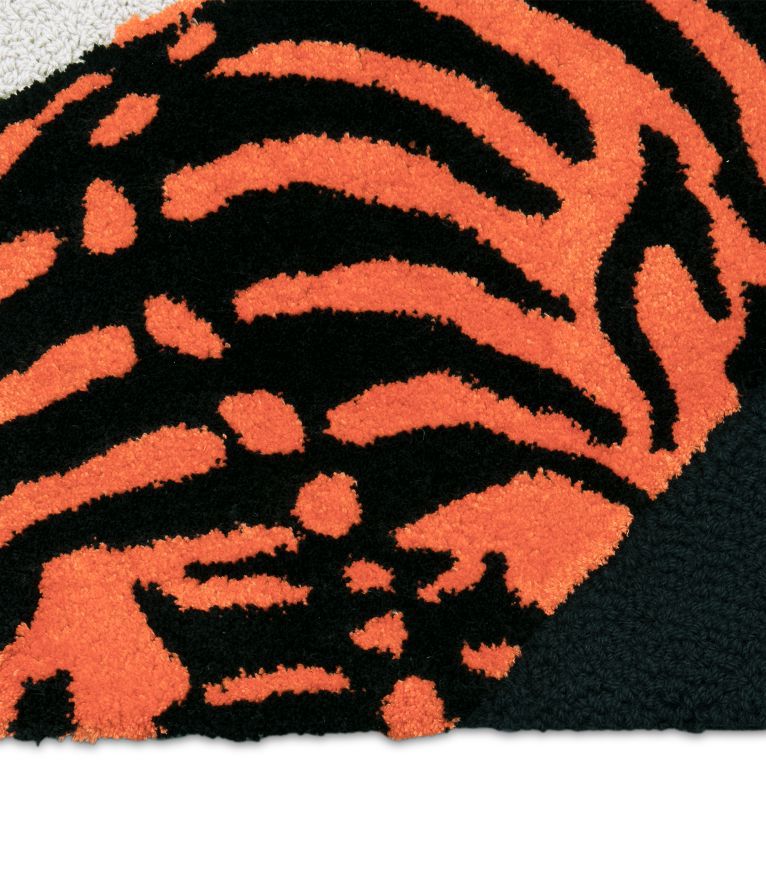 Feline Area Rug: inspired by Wild life with Natural Wool and Silk - Home'Society