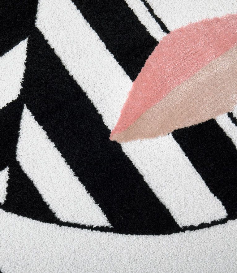 Oscar Area Rug - Inspired in Cubism, Handmade with Wool and Silk, Modern - Home'Society