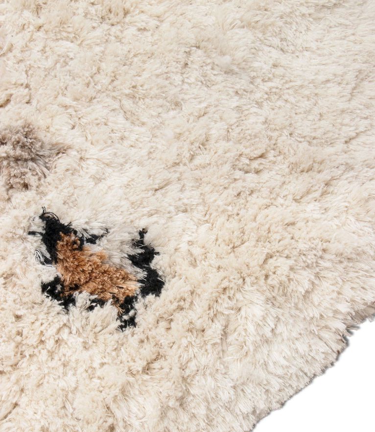 Oslo Shaggy Rug: Handmade With New Zealand Wool and Silk - Home'Society