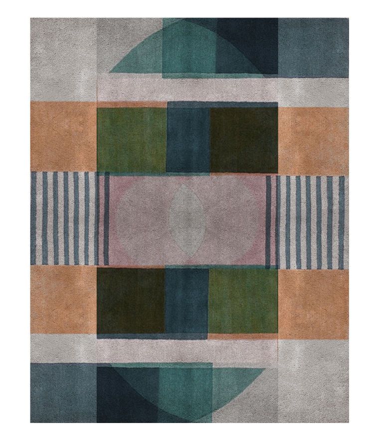 Prisma III Area Rug: Handmade by Craftsmen With a Modern Design - Home'Society