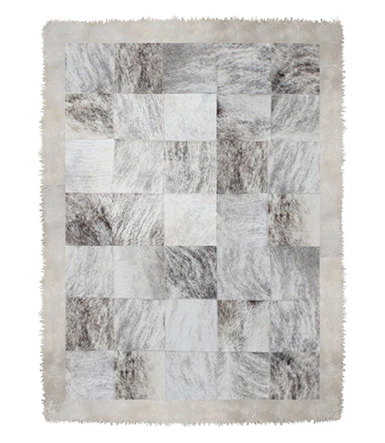 Hut Area Rug: With A Modern Design Made In Natural Leather - Home'Society