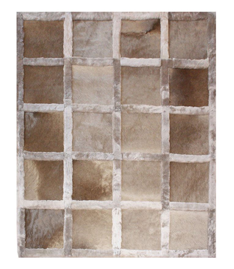 Ginger Area Rug: Made In Leather With A Modern Design - Home'Society