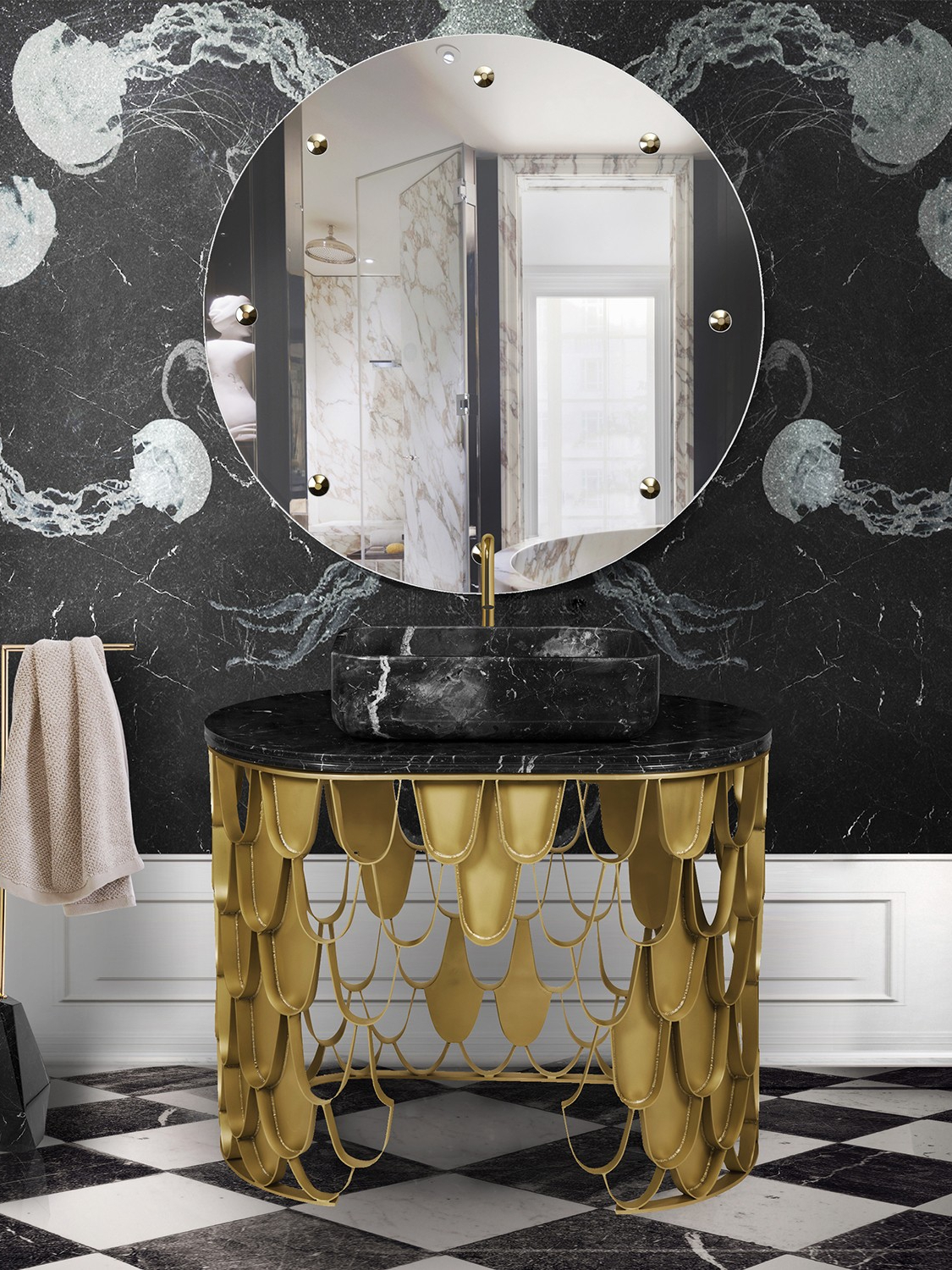 A Guest Bathroom Design To Amaze: Intense Looks And Sensations - Home'Society