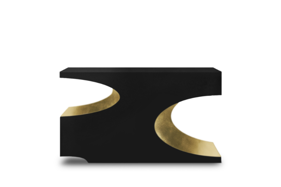 Bryce II Console Table In Lacquer With a Modern Design