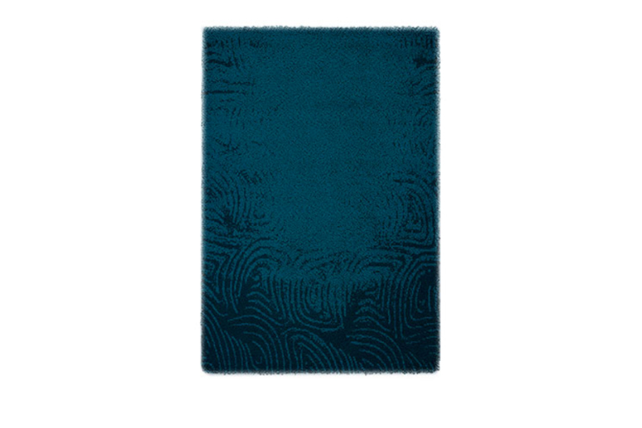 Surma Rectangular Rug In Hand-Knotted Dyed Wool With A Unique Modern Design