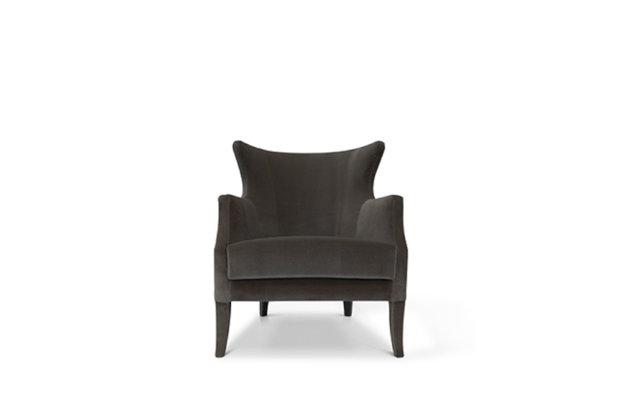 Dukono II Velvet Armchair for Living Room