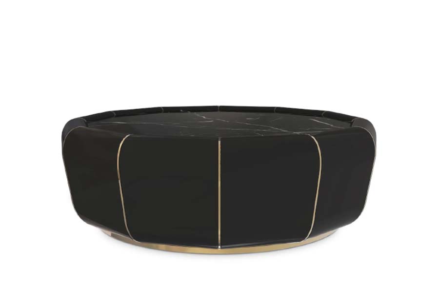 Darian Coffee Table In Gold Plated Brass To Your Interior Design