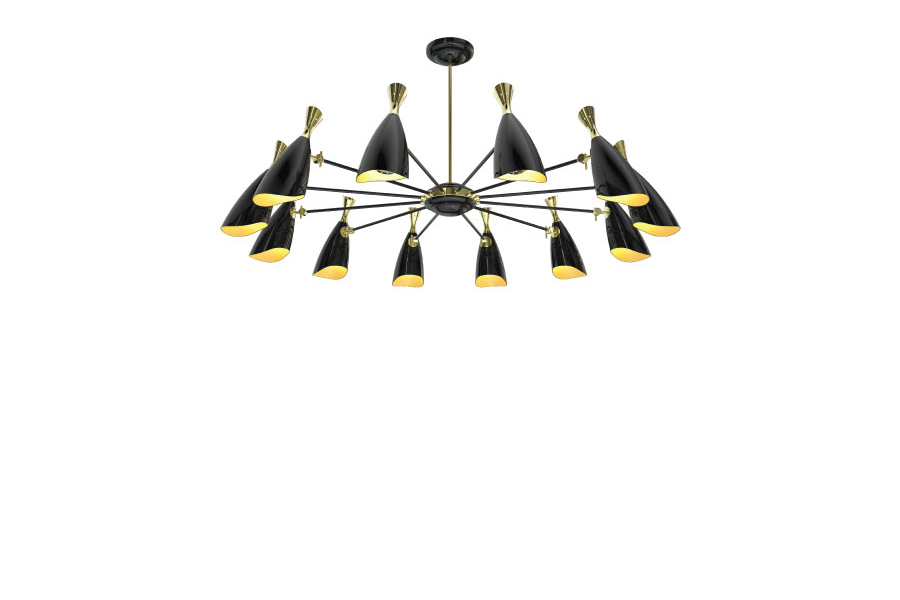 Duke Round Chandelier With A Gold-Plated Finish To Impress Any Modern Home Design