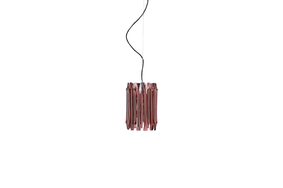 Matheny Pendant Light Structure Made In Fine Gold-Plated Brass For An Interior Design