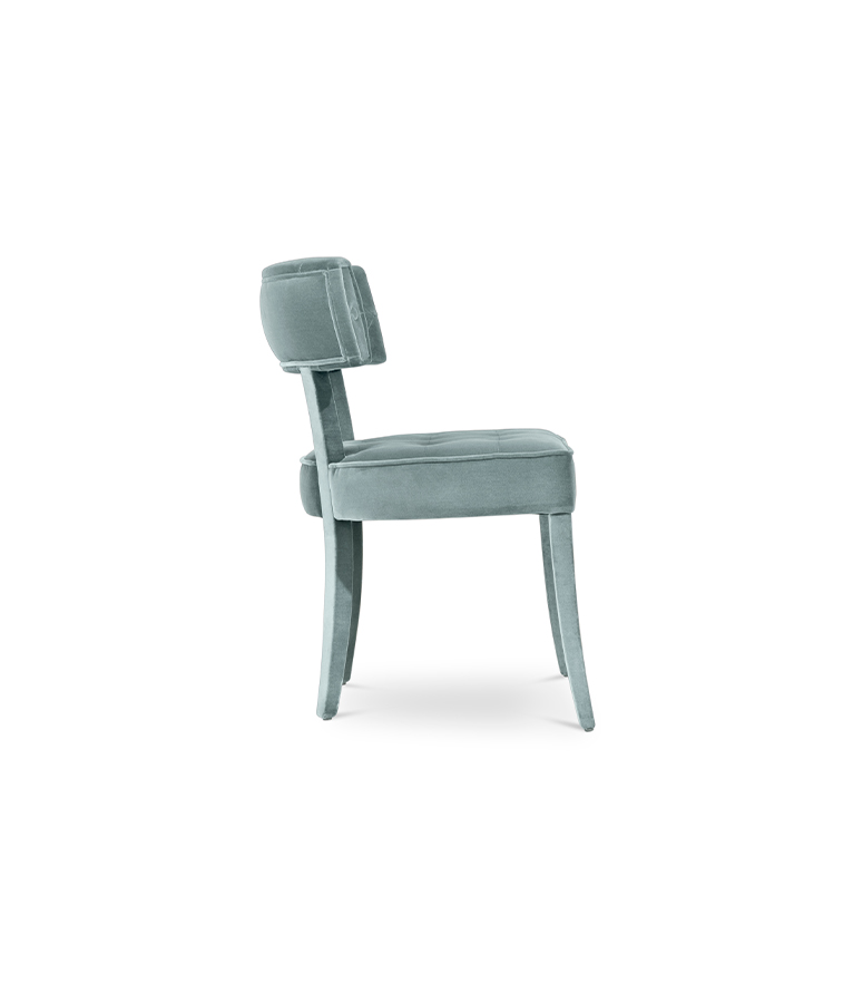 Zulu Dining Chair - Button-Tufted Fully Upholstered Velvet Modern Contemporary - Home'Society