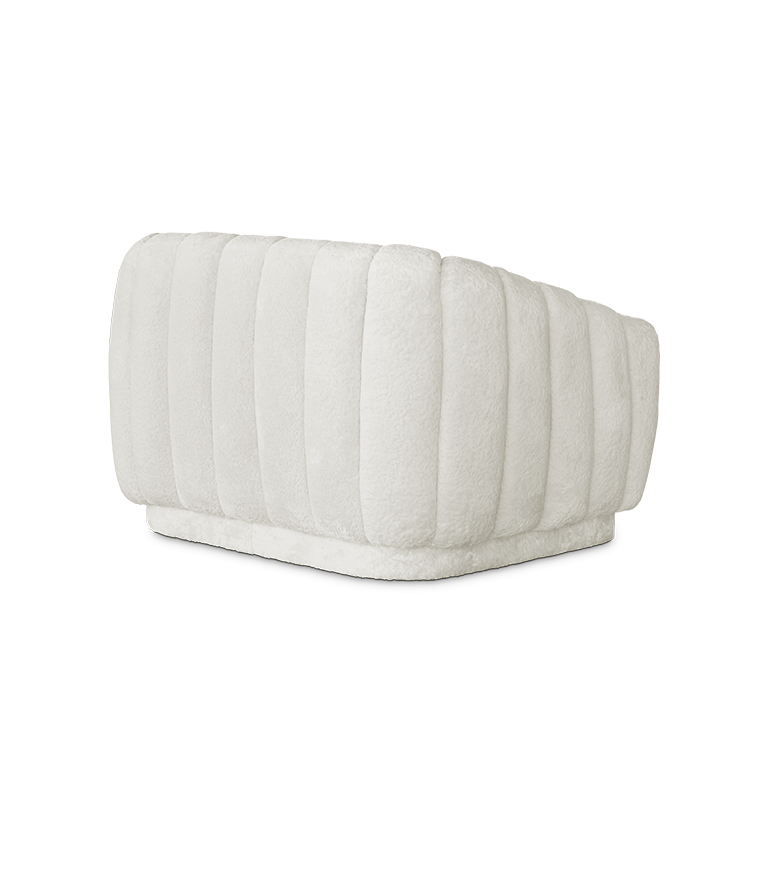Oreas Single Sofa: Channel-Tufted in Fully Upholstered Velvet Contemporary - Home'Society