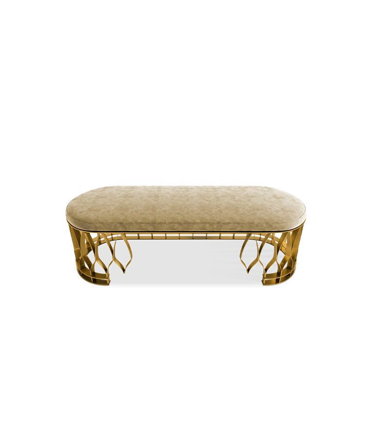 Mecca Bench a sumptuous velvet cushion for ultimate comfort and luxury - Home'Society