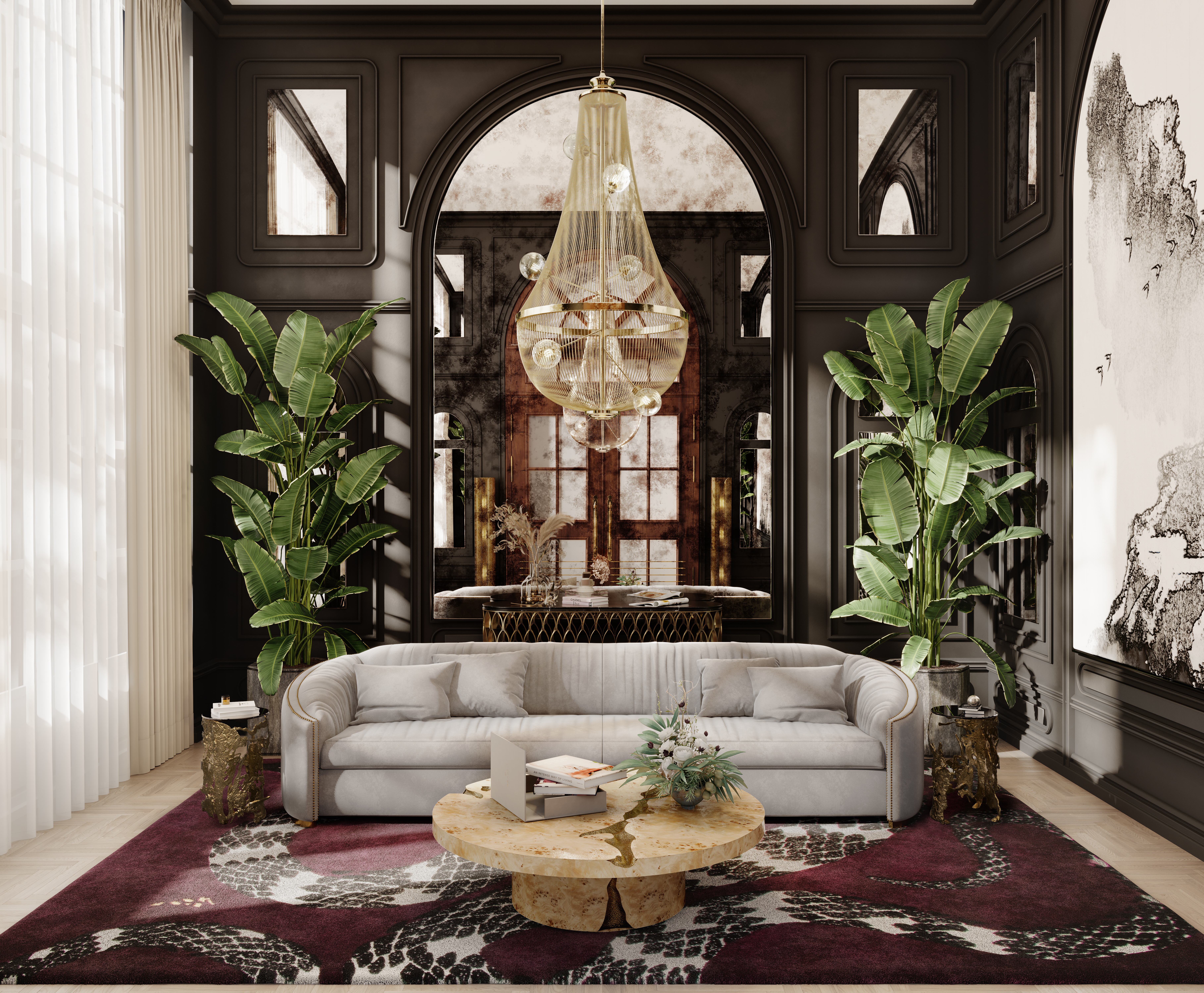 Glamour Unveiled: Sophisticated Serenity in Every Detail - Home'Society