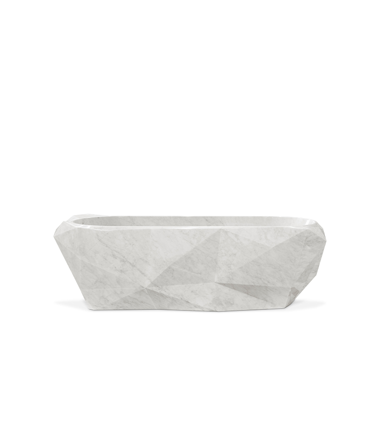 Diamond Marble Bathtub - With Irregular Shape - Home'Society