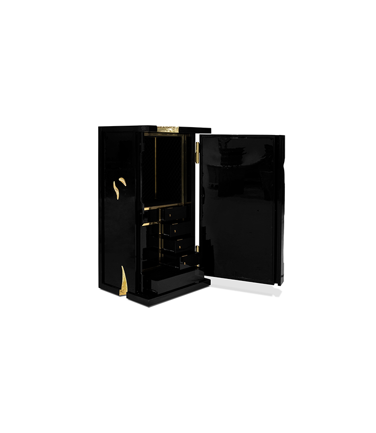 Millionaire Safe - Gold Luxury with Silver Plated Gear-Wheel - Home'Society
