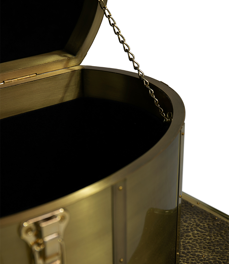 Boheme Safe - Unique Gold Safe - Home'Society