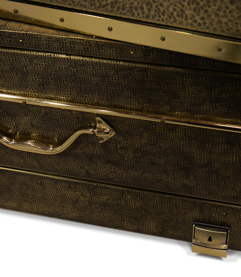 Boheme Safe - Unique Gold Safe - Home'Society